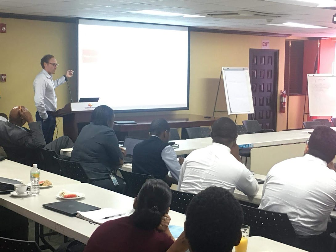 Andre presenting IFRS 17 workshop